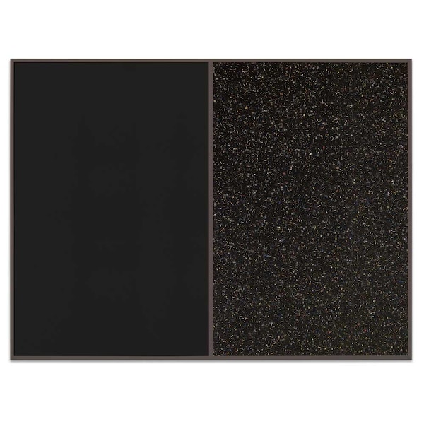 Sliding Door Indoor Enclosed Corkboard, 9